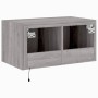 Mueble de TV de pared con luces LED gris Sonoma 60x35x31 cm von , TV-Möbel - Ref: Foro24-837277, Preis: 46,77 €, Rabatt: %