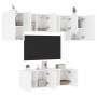 Muebles de TV de pared 6 piezas madera de ingeniería blanco von , TV-Möbel - Ref: Foro24-3216439, Preis: 219,17 €, Rabatt: %