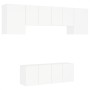 Muebles de TV de pared 6 piezas madera de ingeniería blanco von , TV-Möbel - Ref: Foro24-3216439, Preis: 219,17 €, Rabatt: %