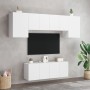 Muebles de TV de pared 6 piezas madera de ingeniería blanco von , TV-Möbel - Ref: Foro24-3216439, Preis: 219,17 €, Rabatt: %