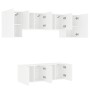 Muebles de TV de pared 6 piezas madera de ingeniería blanco von , TV-Möbel - Ref: Foro24-3216439, Preis: 219,17 €, Rabatt: %