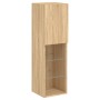 Muebles TV pared con LED 5 pzas madera ingeniería roble Sonoma von , TV-Möbel - Ref: Foro24-3216606, Preis: 159,68 €, Rabatt: %