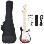 Guitarra eléctrica para niños con funda marrón y blanco 3/4 30" von , Gitarren - Ref: Foro24-70195, Preis: 121,31 €, Rabatt: %