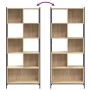 Estantería madera de ingeniería roble Sonoma 72x28x172 cm von , Bücherregale und Regale - Ref: Foro24-3213653, Preis: 96,26 €...