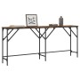 Mesa consola madera de ingeniería roble ahumado 180x29x75 cm von , Seitentische - Ref: Foro24-837764, Preis: 58,06 €, Rabatt: %