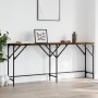 Mesa consola madera de ingeniería roble ahumado 180x29x75 cm von , Seitentische - Ref: Foro24-837764, Preis: 58,06 €, Rabatt: %