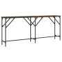 Mesa consola madera de ingeniería roble ahumado 180x29x75 cm von , Seitentische - Ref: Foro24-837764, Preis: 58,06 €, Rabatt: %