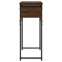 Mesa consola estante madera ingeniería marrón roble 75x30x75 cm by , Side tables - Ref: Foro24-837801, Price: 38,08 €, Discou...