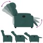 Sillón reclinable eléctrico tela verde oscuro de , Sillones - Ref: Foro24-3205298, Precio: 246,39 €
