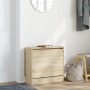 Zapatero de madera de ingeniería roble Sonoma 60x21x57 cm by , Shoe racks and shoe organizers - Ref: Foro24-839884, Price: 42...