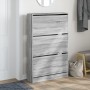 Zapatero de madera de ingeniería gris Sonoma 80x21x125,5 cm von , Schuhregale und Schuhorganisatoren - Ref: Foro24-839929, Pr...