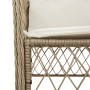 Set comedor de jardín 5 pzas con cojines ratán sintético beige by , Garden sets - Ref: Foro24-3212147, Price: 517,21 €, Disco...