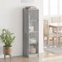 Aparador con puertas de vidrio gris Sonoma 35x37x142 cm de , Aparadores - Ref: Foro24-836439, Precio: 121,23 €, Descuento: %