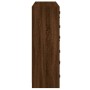 Estantería con puertas madera marrón roble 136x37x109 cm by , Sideboards - Ref: Foro24-3206516, Price: 240,97 €, Discount: %