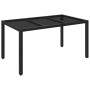 Set de comedor de jardín 7 pzas y cojines ratán sintético negro von , Gartensets - Ref: Foro24-3213323, Preis: 900,40 €, Raba...