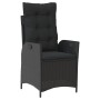 Set de comedor de jardín 7 pzas y cojines ratán sintético negro von , Gartensets - Ref: Foro24-3213073, Preis: 832,86 €, Raba...