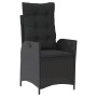Set de comedor de jardín 7 pzas y cojines ratán sintético negro by , Garden sets - Ref: Foro24-3213181, Price: 950,89 €, Disc...