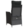 Sillones reclinables jardín con reposapiés 2 uds ratán PE negro von , Gartenstühle - Ref: Foro24-365289, Preis: 247,63 €, Rab...