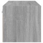 Mueble de pared puertas de vidrio gris Sonoma 102x37x35 cm von , Schließfächer und Lagerschränke - Ref: Foro24-836516, Preis:...