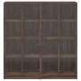 Estantería con puertas madera marrón roble 136x37x142 cm von , Sideboards - Ref: Foro24-3206523, Preis: 246,94 €, Rabatt: %