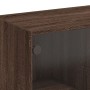 Estantería con puertas madera marrón roble 136x37x142 cm von , Sideboards - Ref: Foro24-3206523, Preis: 246,94 €, Rabatt: %