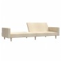 Sofá cama de 2 plazas tela color crema by , Sofas - Ref: Foro24-375730, Price: 262,78 €, Discount: %