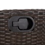 Sillón reclinable de jardín con cojines ratán sintético marrón by , garden benches - Ref: Foro24-368227, Price: 155,28 €, Dis...