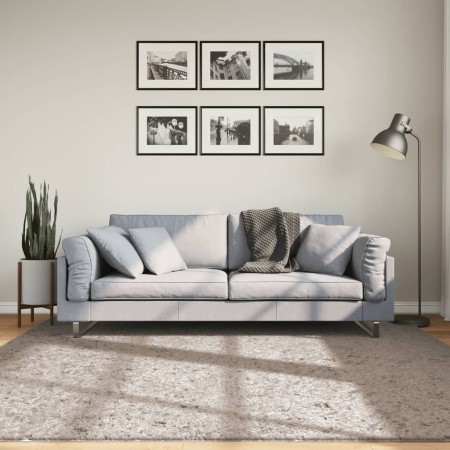 Alfombra peluda de pelo largo moderna PAMPLONA beige 200x200 cm de , Alfombras - Ref: Foro24-375216, Precio: 88,81 €, Descuen...