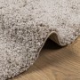 Alfombra peluda de pelo largo moderna PAMPLONA beige Ø 120 cm de , Alfombras - Ref: Foro24-375223, Precio: 32,48 €, Descuento: %