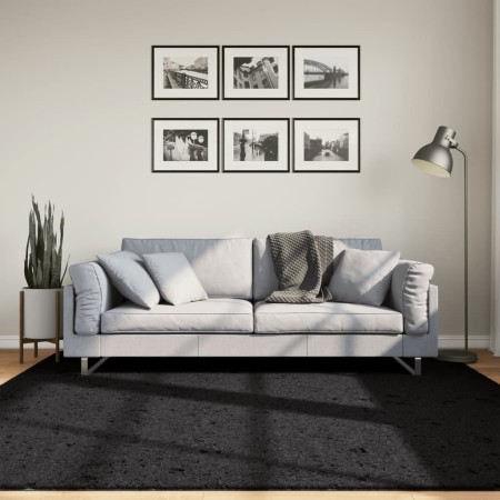 Alfombra peluda de pelo largo moderna PAMPLONA negra 200x200 cm von , Teppiche - Ref: Foro24-375282, Preis: 83,76 €, Rabatt: %