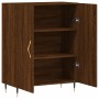 Aparador de madera de ingeniería marrón roble 69,5x34x90 cm von , Sideboards - Ref: Foro24-827707, Preis: 77,73 €, Rabatt: %