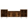 Mueble para TV madera contrachapada roble ahumado 160x35x55 cm de , Muebles TV - Ref: Foro24-831345, Precio: 82,01 €, Descuen...