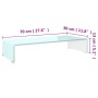 Mueble TV/Elevador de monitor cristal verde 70x30x13 cm von , TV-Möbel - Ref: Foro24-244144, Preis: 97,02 €, Rabatt: %