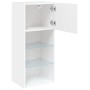 Mueble para TV con luces LED blanco 40,5x30x90 cm von , TV-Möbel - Ref: Foro24-837043, Preis: 72,39 €, Rabatt: %