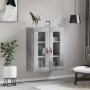Armario de pared gris hormigón 69,5x34x90 cm by , Sideboards - Ref: Foro24-828456, Price: 96,98 €, Discount: %