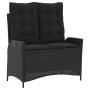 Juego comedor jardín 4 piezas con cojines ratán sintético negro by , Garden sets - Ref: Foro24-3277455, Price: 440,65 €, Disc...