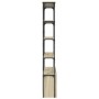 Estantería madera ingeniería y metal roble Sonoma 100x26x180 cm by , Bookcases and shelves - Ref: Foro24-845427, Price: 120,6...