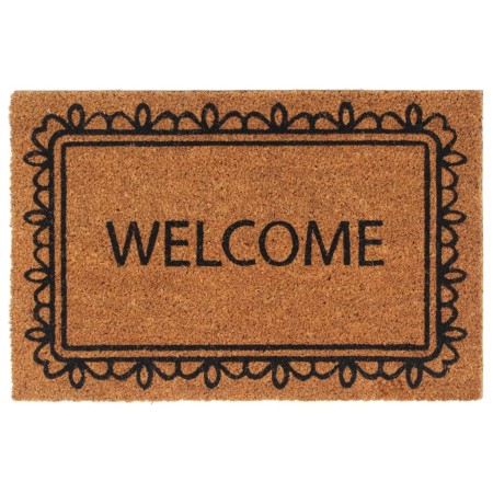 Felpudo de fibra de coco copetuda 40x60 cm by , Doormats - Ref: Foro24-155618, Price: 18,71 €, Discount: %