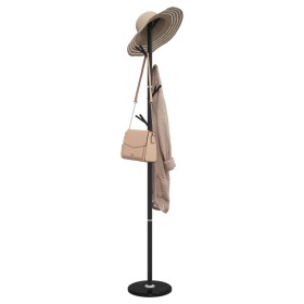 Perchero de hierro con recubrimiento en polvo negro 175 cm von , Hut- und Garderobenständer - Ref: Foro24-377103, Preis: 47,0...