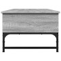 Mesa de centro madera ingeniería metal gris Sonoma 100x50x35 cm by , Coffee table - Ref: Foro24-845394, Price: 89,18 €, Disco...
