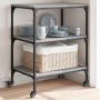 Carrito de cocina madera de ingeniería gris Sonoma 60x41x76 cm by , Kitchen and dining carts - Ref: Foro24-842304, Price: 64,...