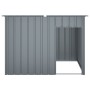 Caseta perros con tejado acero galvanizado gris 153x91x110 cm von , Hundehütten - Ref: Foro24-172572, Preis: 151,01 €, Rabatt: %