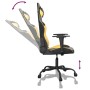 Silla gaming de masaje cuero sintético negro y dorado by , Gaming chairs - Ref: Foro24-345401, Price: 114,05 €, Discount: %