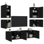 Muebles de TV de pared 6 piezas madera de ingeniería negro von , TV-Möbel - Ref: Foro24-3216472, Preis: 213,93 €, Rabatt: %