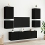 Muebles de TV de pared 6 piezas madera de ingeniería negro von , TV-Möbel - Ref: Foro24-3216472, Preis: 213,93 €, Rabatt: %