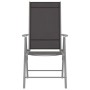 Set de comedor para jardín 7 piezas aluminio plata y negro by , Garden sets - Ref: Foro24-3070636, Price: 471,39 €, Discount: %