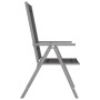 Set de comedor para jardín 7 piezas aluminio plata y negro by , Garden sets - Ref: Foro24-3070636, Price: 471,39 €, Discount: %