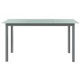 Set de comedor para jardín 7 piezas aluminio plata y negro de , Conjuntos de jardín - Ref: Foro24-3070636, Precio: 490,73 €