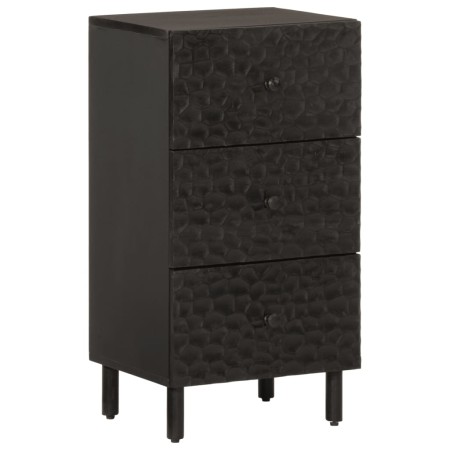 Aparador madera maciza de mango negro 40x33x75 cm by , Sideboards - Ref: Foro24-356842, Price: 86,27 €, Discount: %