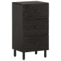 Aparador madera maciza de mango negro 40x33x75 cm by , Sideboards - Ref: Foro24-356842, Price: 86,27 €, Discount: %